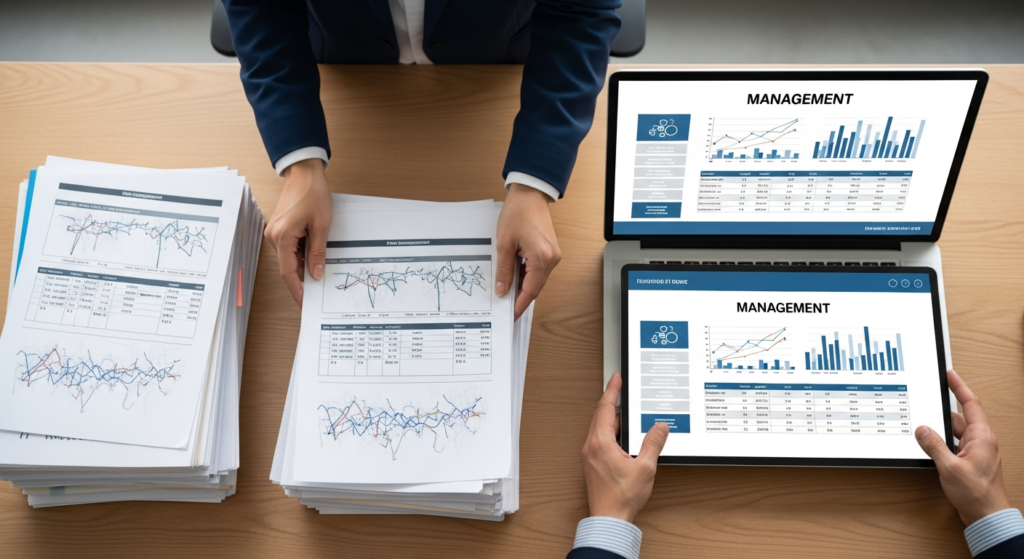 De la gestión manual con papeles a un software de gestión para centros comerciales