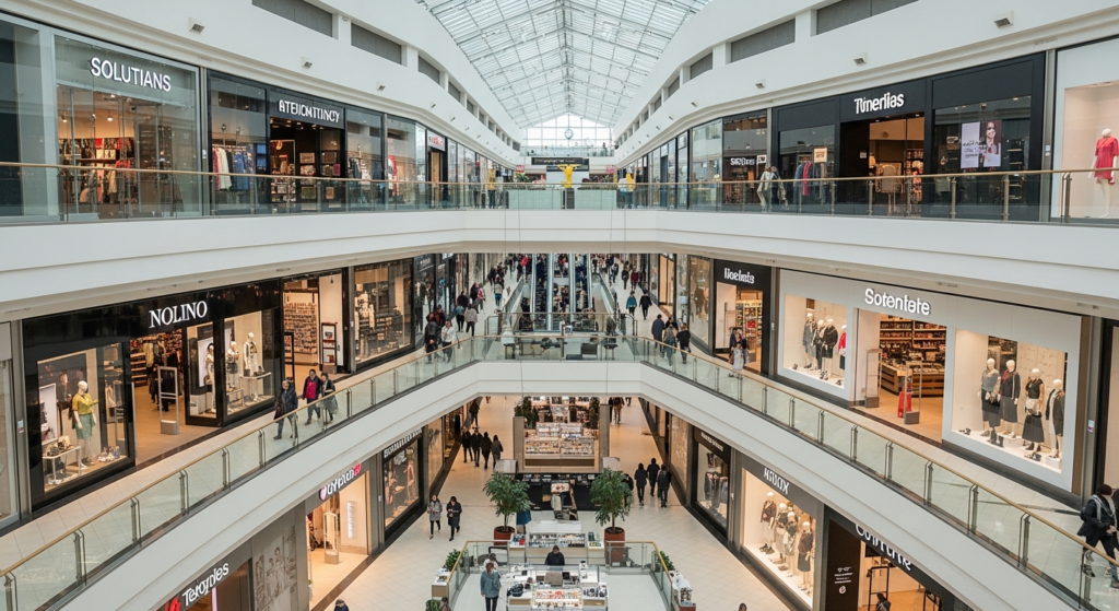 Centro comercial con buena ocupación y mix de locales gracias a una gestión profesional