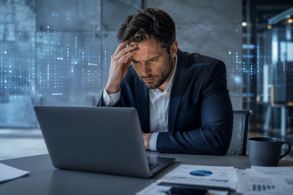 Fallas comunes y silos de datos al usar un ERP tradicional horizontal en el sector inmobiliario.