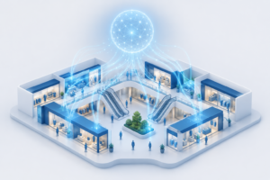 Integración de POS en centros comerciales para gestión de datos en tiempo real.