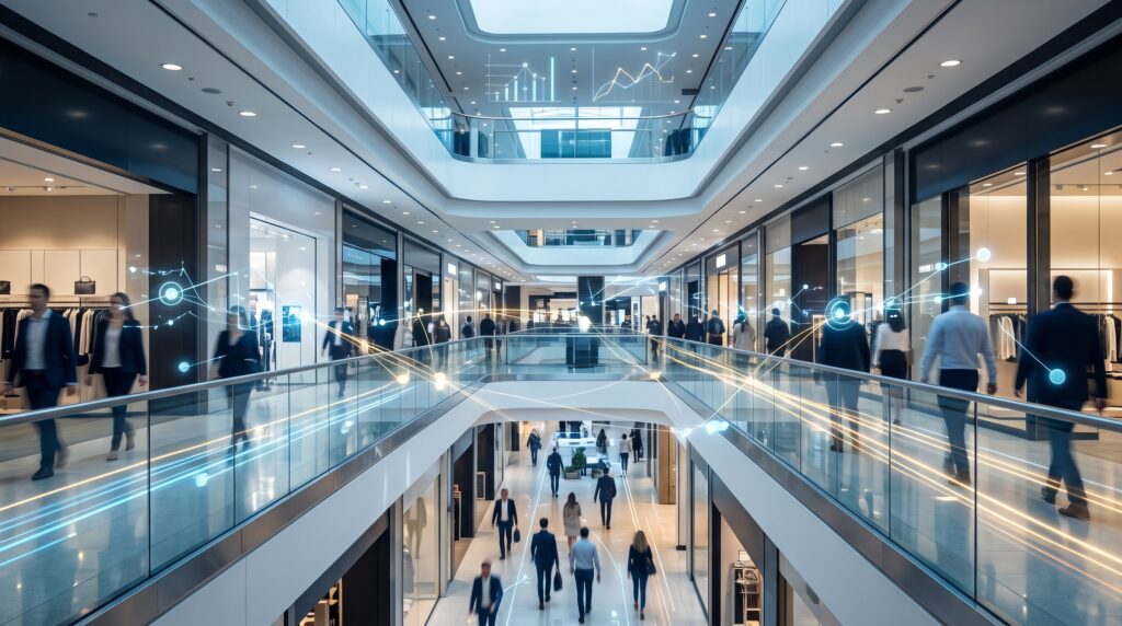 Análisis de tráfico de visitantes y cruce de datos para la auditoría basada en anomalías en centros comerciales.